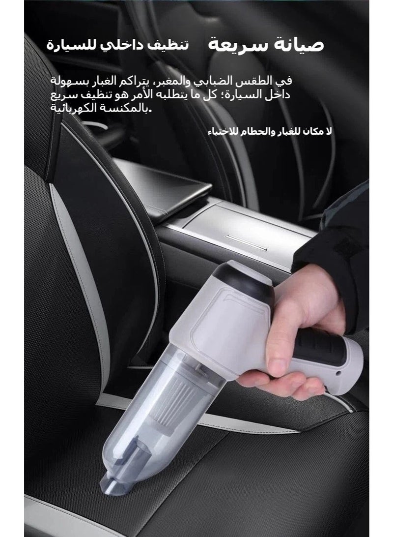 كاف في لام أ منفاخ هواء مضغوط ومكنسة كهربائية صغيرة منظف هواء كهربائي للكمبيوتر ولوحة المفاتيح والكاميرا والسيارة ومجموعة تنظيف المنزل - Image 3